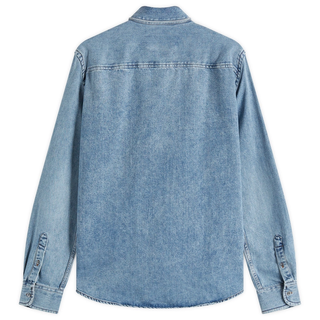AMI Paris Men's ADC Denim Shirt Blue